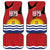 Mauri Kiribati Independence Day Car Mats 1979 Proud National Frigatebird
