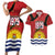 Mauri Kiribati Independence Day Couples Matching Short Sleeve Bodycon Dress and Hawaiian Shirt 1979 Proud National Frigatebird
