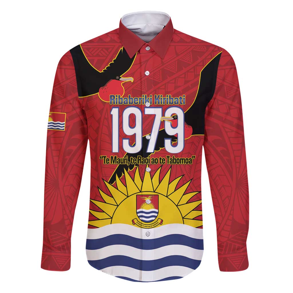 Mauri Kiribati Independence Day Family Matching Mermaid Dress and Hawaiian Shirt 1979 Proud National Frigatebird