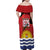 Mauri Kiribati Independence Day Family Matching Off Shoulder Maxi Dress and Hawaiian Shirt 1979 Proud National Frigatebird