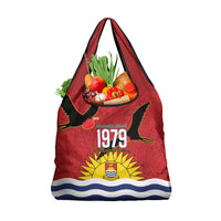 Mauri Kiribati Independence Day Grocery Bag 1979 Proud National Frigatebird