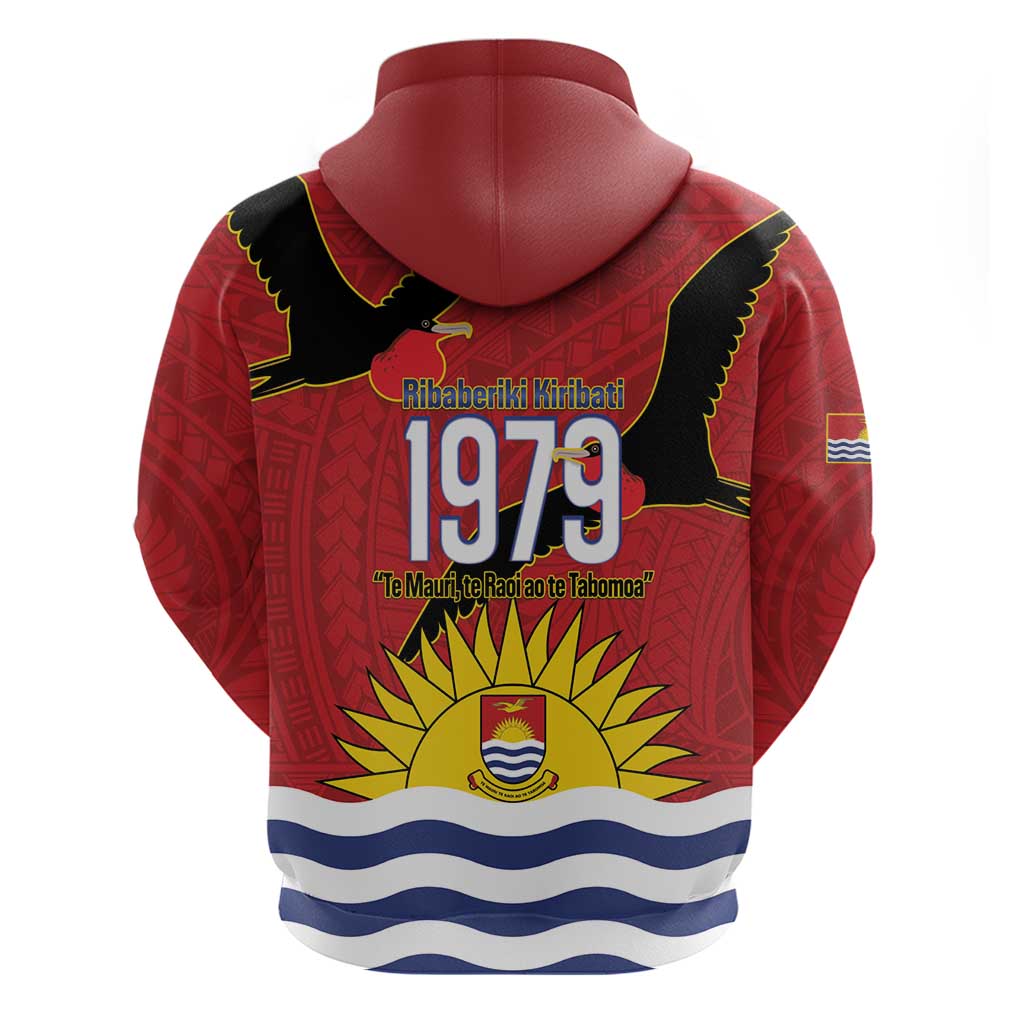 Mauri Kiribati Independence Day Hoodie 1979 Proud National Frigatebird