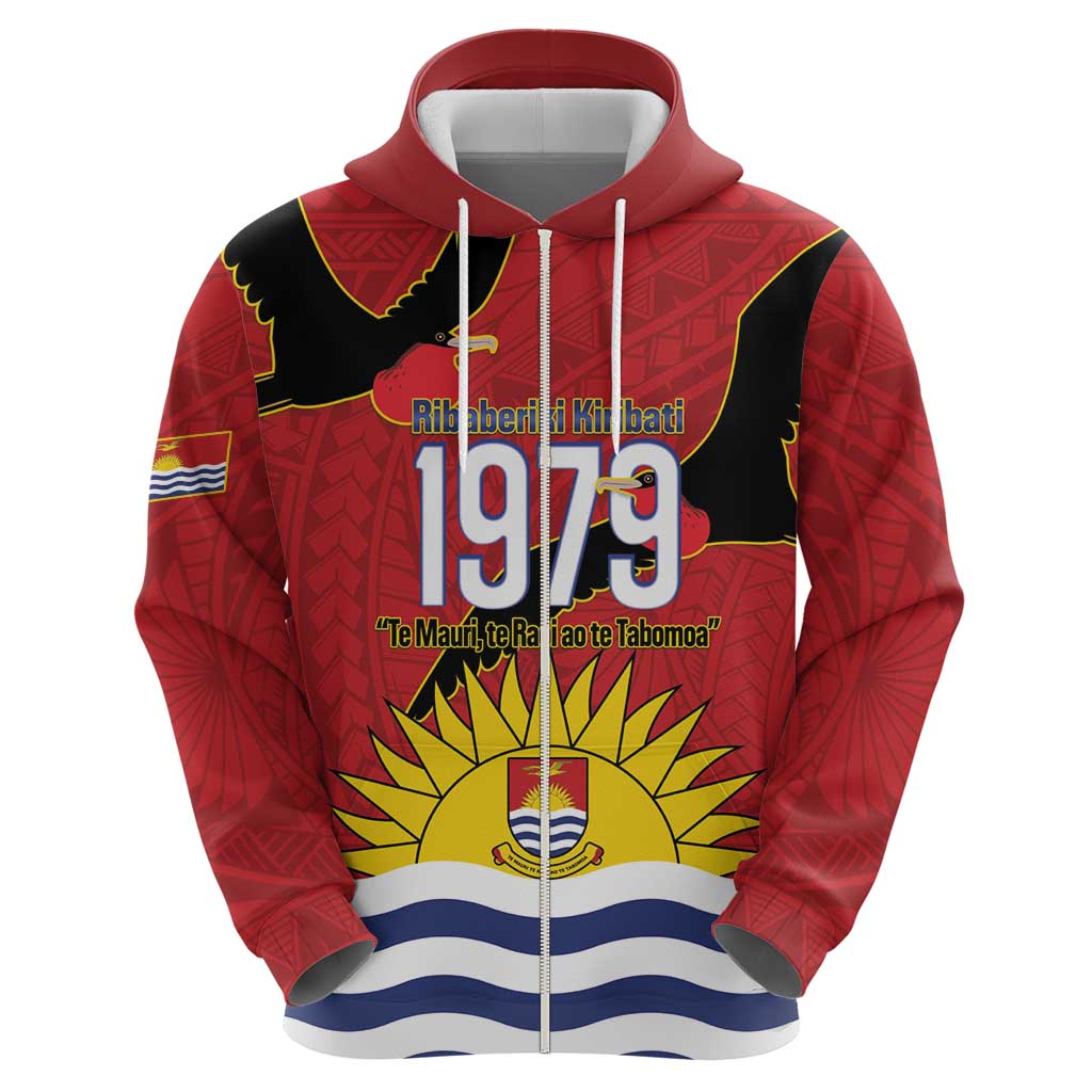 Mauri Kiribati Independence Day Hoodie 1979 Proud National Frigatebird