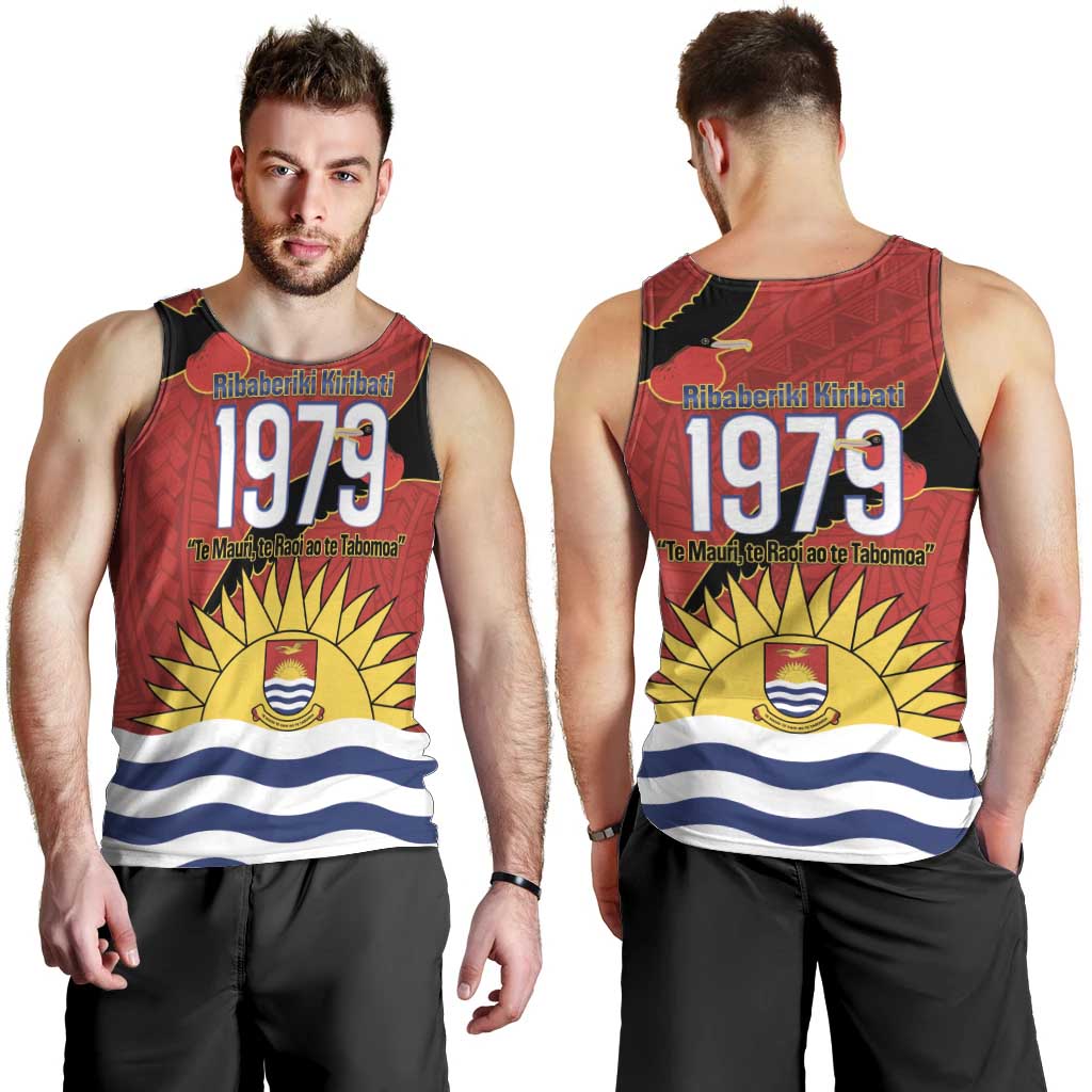 Mauri Kiribati Independence Day Men Tank Top 1979 Proud National Frigatebird