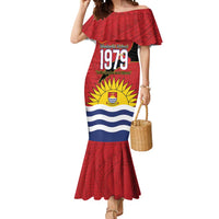 Mauri Kiribati Independence Day Mermaid Dress 1979 Proud National Frigatebird