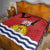 Mauri Kiribati Independence Day Quilt 1979 Proud National Frigatebird