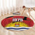 Mauri Kiribati Independence Day Round Carpet 1979 Proud National Frigatebird