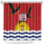 Mauri Kiribati Independence Day Shower Curtain 1979 Proud National Frigatebird