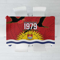 Mauri Kiribati Independence Day Tablecloth 1979 Proud National Frigatebird