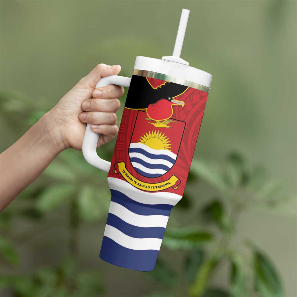 Mauri Kiribati Independence Day Tumbler With Handle 1979 Proud National Frigatebird