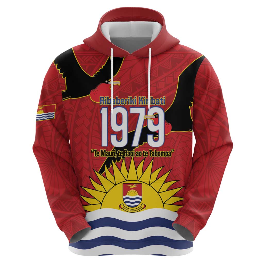 Mauri Kiribati Independence Day Zip Hoodie 1979 Proud National Frigatebird