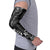Black Hafa Adai Guam Arm Sleeves Chamorro Latte Stone Hand With Plumeria - Polynesian Pride