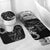 Black Hafa Adai Guam Bathroom Set Chamorro Latte Stone Hand With Plumeria - Polynesian Pride