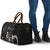 Black Hafa Adai Guam Travel Bag Chamorro Latte Stone Hand With Plumeria - Polynesian Pride