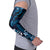 Blue Hafa Adai Guam Arm Sleeves Chamorro Latte Stone Hand With Plumeria - Polynesian Pride