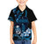 Blue Hafa Adai Guam Hawaiian Shirt Chamorro Latte Stone Hand With Plumeria