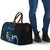 Blue Hafa Adai Guam Travel Bag Chamorro Latte Stone Hand With Plumeria - Polynesian Pride