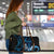 Blue Hafa Adai Guam Travel Bag Chamorro Latte Stone Hand With Plumeria - Polynesian Pride