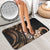 Brown Hafa Adai Guam Bathroom Set Chamorro Latte Stone Hand With Plumeria - Polynesian Pride