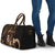 Brown Hafa Adai Guam Travel Bag Chamorro Latte Stone Hand With Plumeria - Polynesian Pride