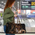 Brown Hafa Adai Guam Travel Bag Chamorro Latte Stone Hand With Plumeria - Polynesian Pride
