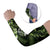 Green Hafa Adai Guam Arm Sleeves Chamorro Latte Stone Hand With Plumeria - Polynesian Pride