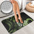 Green Hafa Adai Guam Bathroom Set Chamorro Latte Stone Hand With Plumeria - Polynesian Pride