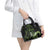 Green Hafa Adai Guam Shoulder Handbag Chamorro Latte Stone Hand With Plumeria