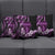 Purple Hafa Adai Guam Pillow Cover Chamorro Latte Stone Hand With Plumeria - Polynesian Pride