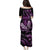 Purple Hafa Adai Guam Puletasi Chamorro Latte Stone Hand With Plumeria