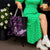 Purple Hafa Adai Guam Tote Bag Chamorro Latte Stone Hand With Plumeria - Polynesian Pride
