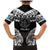 Palau Constitution Day Family Matching Mermaid Dress and Hawaiian Shirt Belau Seal With Polynesian Pattern - Black