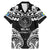 Palau Constitution Day Family Matching Mermaid Dress and Hawaiian Shirt Belau Seal With Polynesian Pattern - Black