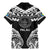 Palau Constitution Day Family Matching Mermaid Dress and Hawaiian Shirt Belau Seal With Polynesian Pattern - Black