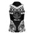 Palau Constitution Day Women Sleeveless Polo Shirt Belau Seal With Polynesian Pattern - Black