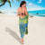 Palau Constitution Day Sarong Belau Seal With Frangipani Polynesian Pattern - Blue