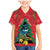New Zealand Christmas In July Family Matching Mermaid Dress and Hawaiian Shirt Kowhai Tui Bird With Pohutukawa - Red
