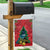 New Zealand Christmas In July Garden Flag Kowhai Tui Bird With Pohutukawa - Red