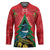 New Zealand Christmas In July Hockey Jersey Kowhai Tui Bird With Pohutukawa - Red - Polynesian Pride