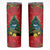 New Zealand Christmas In July Skinny Tumbler Kowhai Tui Bird With Pohutukawa - Red