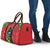 New Zealand Christmas In July Travel Bag Kowhai Tui Bird With Pohutukawa - Red - Polynesian Pride