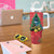 New Zealand Christmas In July Tumbler With Handle Kowhai Tui Bird With Pohutukawa - Red