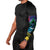 New Zealand Christmas In July Arm Sleeves Kowhai Tui Bird With Pohutukawa - Blue - Polynesian Pride