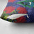 New Zealand Christmas In July Pillow Cover Kowhai Tui Bird With Pohutukawa - Blue - Polynesian Pride
