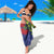 New Zealand Christmas In July Sarong Kowhai Tui Bird With Pohutukawa - Blue