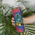 New Zealand Christmas In July Skinny Tumbler Kowhai Tui Bird With Pohutukawa - Blue
