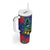 New Zealand Christmas In July Tumbler With Handle Kowhai Tui Bird With Pohutukawa - Blue