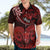 Polynesian Pride Aries Zodiac Hawaiian Shirt Astrological Sign Tribal Plumeria Red Galaxy LT14 - Polynesian Pride