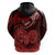 Polynesian Pride Aries Zodiac Hoodie Astrological Sign Tribal Plumeria Red Galaxy LT14 - Polynesian Pride