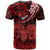Polynesian Pride Aries Zodiac T Shirt Astrological Sign Tribal Plumeria Red Galaxy LT14 - Polynesian Pride